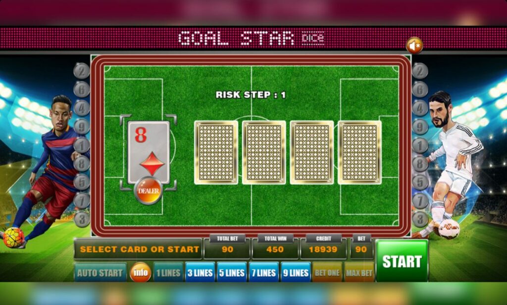 Supergame et Mancala Gaming présentent Goal Star Dice - Goal Star Dice - Devinez la carte