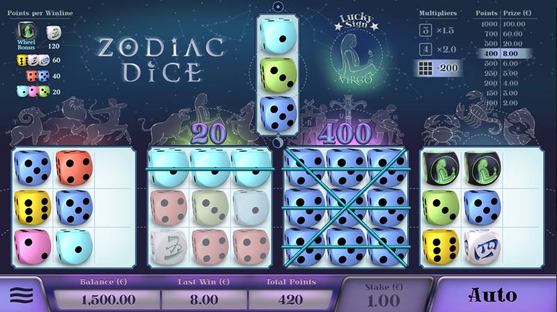 Blitz et Air Dice présentent Zodiac Dice