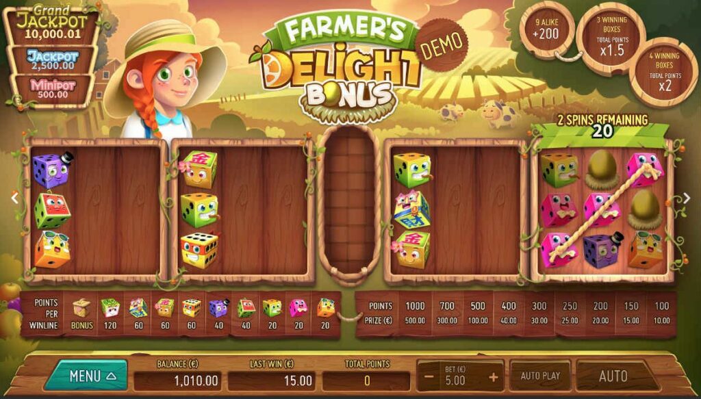 farmers delight bonus