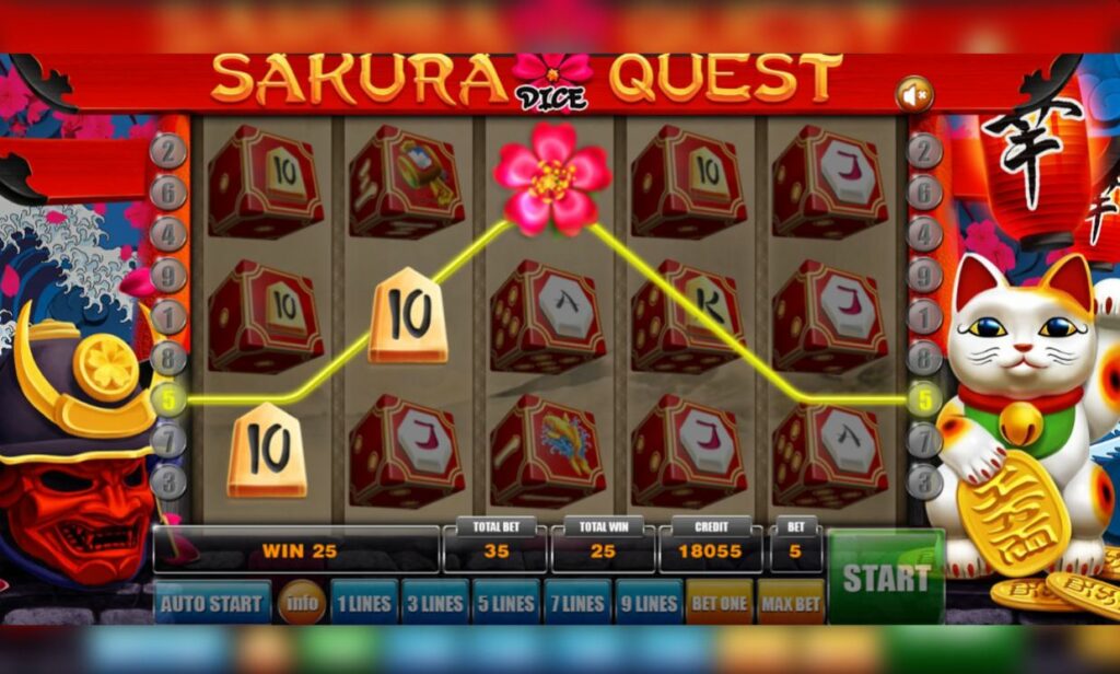 Supergame en Mancala Gaming presenteren Sakura Quest Dice - Sakura Quest Dice - Wild