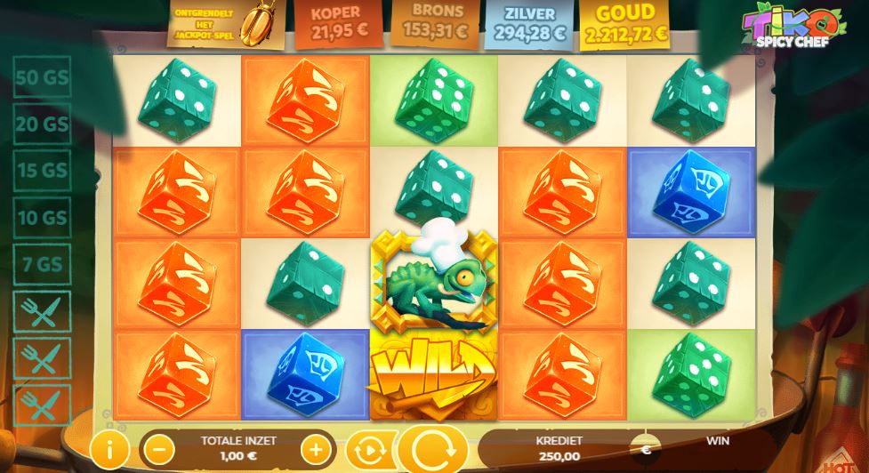 Tiko Spicy Chef dice slot