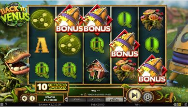 Betsoft et Blitz présentent Back to Venus - Rocketship Free Spins