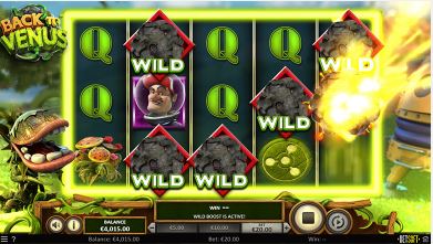 Betsoft et Blitz présentent Back to Venus - Sticky Asteroid Wilds